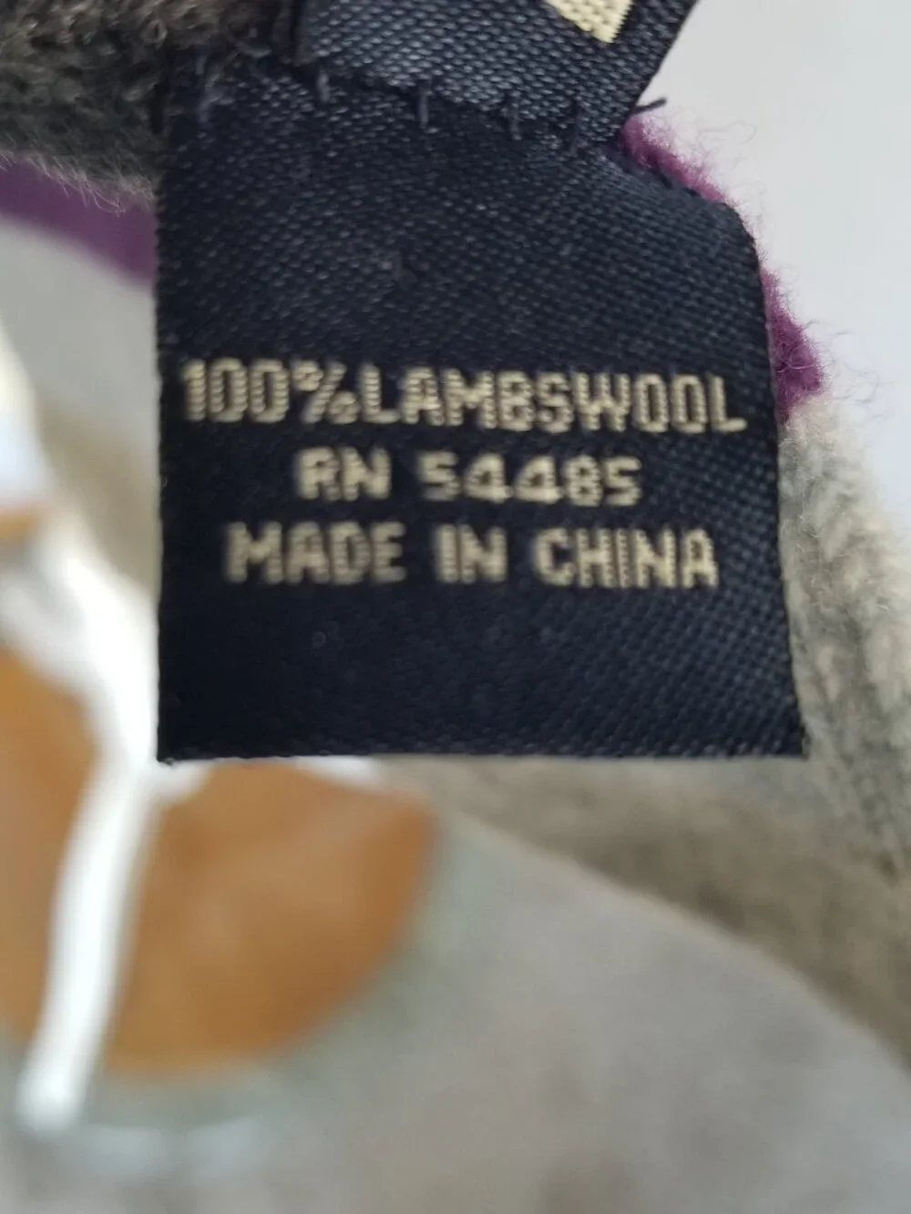 Men's Lambswool Winter Scarf American Eagle Rectangular 55
